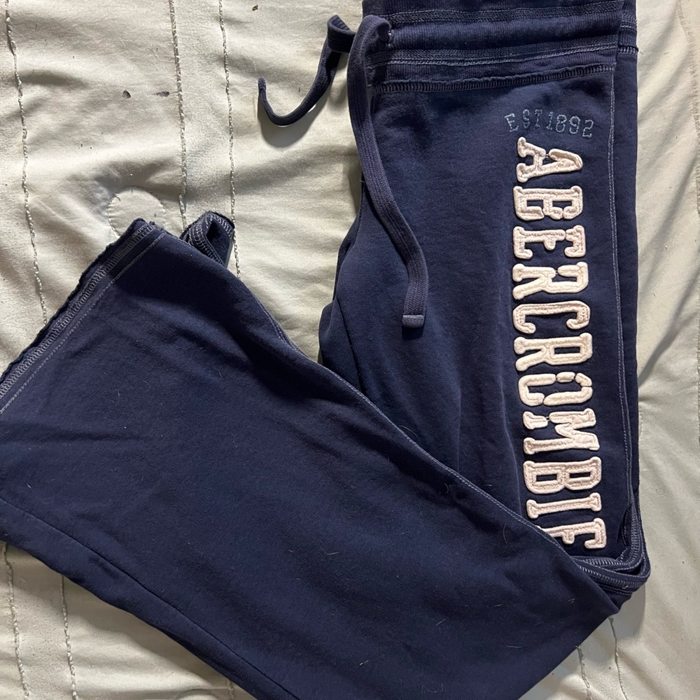 Aeropostale Blue Track Pants with Drawstring